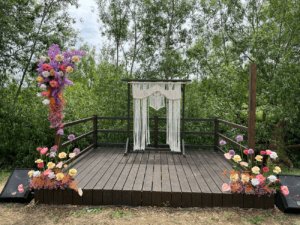 wedding decking